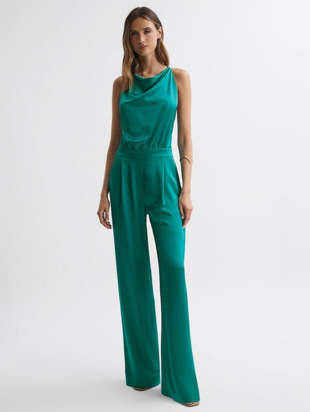 NWT REISS | $224 Malia Cowl Neck Jumpsuit